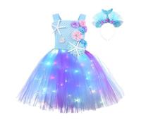 Generico Vestito mercoledì Bambina,Cosplay Festa Abito da Vampiro Carnevale Mercoledi per Bambini Costume D'Halloween pour Bébé Bandeau Robe Déguisement Halloween, Cosplay