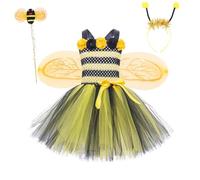 Generico Vestito mercoledì Bambina Costume de Vampiressa da Ragazza per Halloween Carnevale Mercoledi Bambini Deguisement Bebe Jupe Plissée Mi Longue Enfants Cosplay