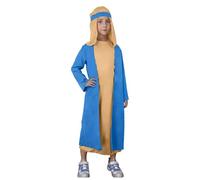Generico Vestito pastore biblico per bambini ragazzi, costume da pastore per Natale e carnevale, set per presepe vivente e cosplay
