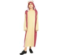 Generico Vestito pastore da Natale per bambini ragazzi e ragazze, costume da pastore per carnevale e presepe, set completo con accessori