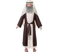 Generico Vestito san giuseppe bambino-Vestito San Giuseppe Bambino - Costume Pastorello per Bambino, Abito Tradizionale per Natale Recite Scuola