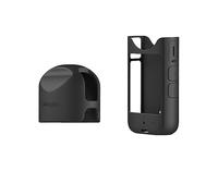 Generico Vetro anti-appannamento tappi lente per Insta360 X3 fotocamera, guardie lente fotocamera in silicone protettivo copertura caso fotocamera d'azione accessori (Custodia in silicone)