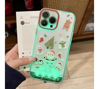 Generico Vibrant LED Bowknot Phone Case, Built in LED Colorful Glowing Cell Phone Cover for Women, Incoming Call Flash Light Up Slim Clear Case for iPhone 11/12/13/14/15/16/17 Pro/Pro Max