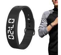 Generico Vibrating Alarm Wristband, Silent Rechargeable Bracelet Clock, 8 Adjustable Alarms with Strong Vibration, Smart Reminder Watch for Heavy Sleepers, Couples, Sleep Travel and Home