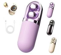 Generico Vibration Massage Bluetooth Headphones,3 Adjustable Modes Waterproof Noise Reduction,Bluetooth 6.0 Wireless Sleep Earbuds,Vibration Earphone Case Provide Relaxation and Massage (Purple)