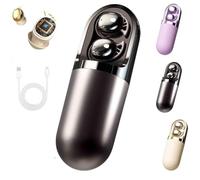 Generico Vibration Massage Bluetooth Headphones,3 Adjustable Modes Waterproof Noise Reduction,Bluetooth 6.0 Wireless Sleep Earbuds,Vibration Earphone Case Provide Relaxation and Massage (Black)