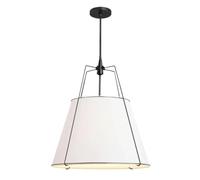 Generico Vintage Cloth Pendant Lights American Living Room Bedroom Indoor Lighting Dining Table Kitchen Island Chandeliers Room Decor