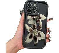 Generico Vintage Floral Decadent Lily Phone Case for iPhone 17/16/15/14/13/12/11pro Max, Anti-Scratch Protective Cover with Retro Botanical Design (16Pro Max,C1)