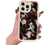 Generico Vintage Floral Decadent Lily Phone Case for iPhone 17/16/15/14/13/12/11pro Max, Anti-Scratch Protective Cover with Retro Botanical Design (11Pro,B1)