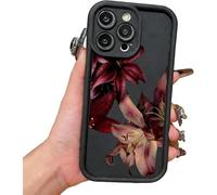 Generico Vintage Floral Decadent Lily Phone Case for iPhone 17/16/15/14/13/12/11pro Max, Anti-Scratch Protective Cover with Retro Botanical Design (17Air,D1)