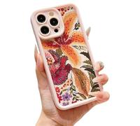 Generico Vintage Floral Decadent Lily Phone Case for iPhone, Anti-Scratch Protective Cover with Retro Botanical Design for iPhone 17/16/15/14/13 ProMax (A2,12)