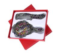 Generico Vintage Handheld Mirror | Portable Romantic Retro Vanity Accessory