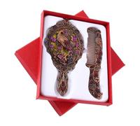 Generico Vintage Handheld Mirror | Portable Romantic Retro Vanity Accessory