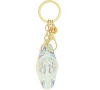 Generico Vintage Illustrated Zodiac Keychain, 12 Constellations Metal Enamel Keychain, Retro Style for giving to friends and family (1Pc-H)