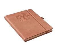 Generico Vintage Journal Notebook - Retro Leather Daily Planner | Weekly Planner with Note Taking Pages, Dotted Notebook with Elastic Band, 2026 Diary, Personal Book for Daily Notes