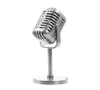 Generico Vintage Microphone Prop | Retro Fake Microphone Model Decorative Ornament | Classic Old-Style Microphóne For Display, Photography & Stage Decoration Achilles Tendon