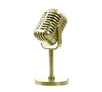 Generico Vintage Microphone Prop | Retro Fake Microphone Model Decorative Ornament | Classic Old-Style Microphóne For Display, Photography & Stage Decoration Achilles Tendon