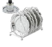 Generico Vintage Serving Tray, Stainless Steel Dessert Plate, Polished Metal Decorative Platter with Elegant Finish Design, Durable Table Serving Dish, Classic Food Presentation Tray for Dining Use