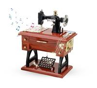 Generico Vintage Sewing Machine Music Box, Sewing Machine Mini Music Box for Home Decor Birthday Gift, for Home Decor, Desk Decoration (1 PCS)