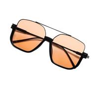 Generico Vintage Sunglasses Women, Polarized Shades, UV Protection Frames, Double Bridge Style, for Outdoor Travel, Summer Trips, Fashion Looks, and Birthday Gift Ideas