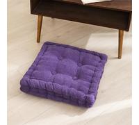 Generico Viola,40 * 40cm/16 * 16 Cuscino per Sedia Reclinabile in Corduroy, Cuscino per Poltrona Massaggiante, Cuscini Quadrati per Divano a Casa, Adatto Come Cuscino da Pavimento