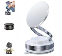 Generico Vipbugo Phone Holder, Vipbu Phone Mount, 360° Adjustable Vacuum Magnetic Holder, Universal Car Mount with Ultra-Strong Grip, Dual-Axis Adjustability & Versatile Use (white Y6)