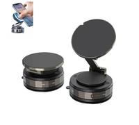 Generico Vipbugo Phone Holder, Vipbu Phone Mount, 360° Adjustable Vacuum Magnetic Holder, Universal Car Mount with Ultra-Strong Grip, Dual-Axis Adjustability & Versatile Use (black Y8)
