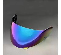 Generico Visiera CL16 for HJC CL17 CLST CLSP CSR1 CSR2 CS15 TR1 FG15 HS11 FS15 HJ09 Protezione UV Caschi Visiere Capacete Accessori(Rainbow)