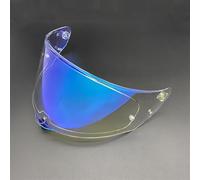 Generico Visiera for Ca-sco adatta for LS2 FF320 FF353 FF328 FF800 Ca-sco integrale Visiera anti-UV Ca-sco Moto Accessori di ricambio(Revo Clear Blue)