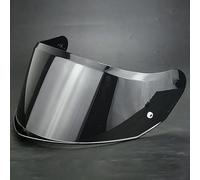 Generico Visiera for Ca-sco da moto FF808 for LS2 FF808 Sostituisci parabrezza anti-UV antigraffio antipolvere Caschi Attrezzatura Accessori(Dark Black)