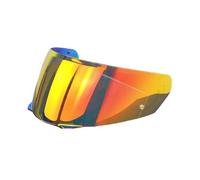 Generico Visiera for Ca-sco I90 for HJC HJ33 I90 ad alta resistenza, antivento, antipolvere, protezione UV, accessori for caschi da moto(Revo Deep Red)