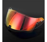 Generico Visiera for Ca-sco SCORPION Maxvision KDF-16-1 EXO-R1 Air Carbon Scorpion EXO-R520 EXO-1400 Visiera Lente Scudo Anti-UV(Revo Red)