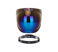 Generico Visiera Per Casco Motociclista,Schermo Antivento Per Occhiali | Lente Curva Visiera Aperta Per Percorsi Autostradali Tour Lunghi Notturni Pioggia Spostamenti Urbani