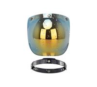 Generico Visiera Per Casco | Schermo Antivento Per Occhiali - Lenti Moto Per Giornate Soleggiate Pioggia Lungo Raggio Touring Autostrada Città
