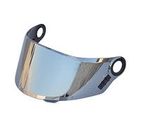 Generico Visiere Casco, Adatto Compatible with Ca-SCO Visor FF396 FF358 Visor LS2 FF358 Parabrezza Compatible with i caschi LS2 5 Colori Disponibili(Mirror Shield)