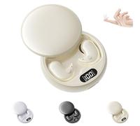 Generico Visound Drift - Invisible Earbuds, Invisible Sleep Wireless Earphone, Vision Beam Ear Buds, Light-Weight Noise Blocking, For Sleeping, Working, Hiking (Off-white)