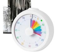 Generico Visual timer per bambini - colorata, timer per l'apprendimento interattivo, per limitare il | Design robusto e leggero con display chiaro per l'apprendimento, le attivit