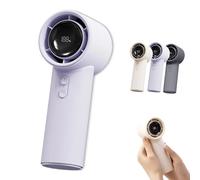 Generico Vitalsecom - Breezio Fan, Hand Folding High-Speed Turbine Fan, 100 Levels Of Infinite Wind Speed, 3s Fast Cooling, for Hot Day, Anywhere (purple)