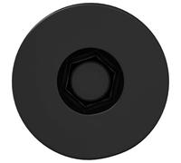 Generico Vite a Testa Esagonale 12 PCS Nero M5 x 40 mm Ferro