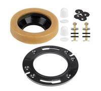 Generico Viti di Fissaggio for Flangia WC, Anello di Cera al Burro, Accessori for Viti di Installazione WC, Accessori for impianti Idraulici for la ristrutturazione della casa(Black)
