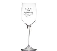 Generico Voglio Stare con Te Bicchiere Calice da Vino Bianco Rosso Spritz Drink Personalizzato Dedica Idea Regalo Amiche Originale Festa Della Mamma Compleanno Natale Cena