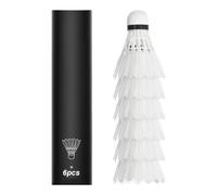 Generico Volani da Badminton | Set da 6 Pezzi per Allenamento - Pratica del Badminton - per Competizioni Outdoor Indoor Scuola Fitness Tornei