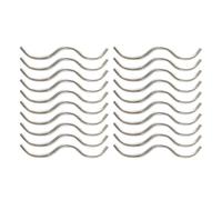 Generico W-Shaped Trampoline Spring Hooks, 20 Pieces Galvanized Steel 11.7cm Trampoline Net Buckles, Heavy Duty Safety Enclosure Straps Fastener for Backyard