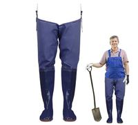 Generico Waders hip per donne, pantaloni da pesca con stivali | Waders di caccia alle anatre con stivali - Pantaloni da cattura di anatra impermeabili per suole morbide per trapianto di riso