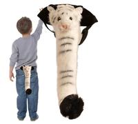Generico Wagging Plush Toy with Tiger Head Animal Tail for Cosplay 45cm