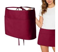 Generico Waist - Adjustable Strap Lightweight Fabric, Multi Pocket Utility Design, Waiter Smock, Professional Service Wear | Waitress Shop Cafe Baking Grilling Painting Cleaning Garde