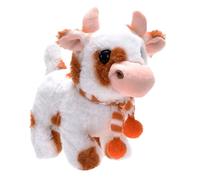 Generico Walking Cow Toy, Electric Cow, Nodding Head Movement, Sound Wagging Tail Feature, Educational Plush Cattle for Kids Boys Girls, New Year, Holiday, 7.48x3.94x7.09 Inches 1 Piece