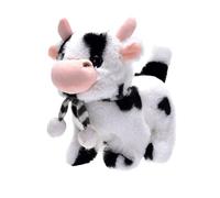 Generico Walking Cow Toy, Electric Cow, Nodding Head Movement, Sound Wagging Tail Feature, Educational Plush Cattle for Kids Boys Girls, New Year, Holiday, 7.48x3.94x7.09 Inches 1 Piece