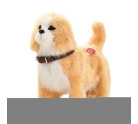 Generico Walking Dog - Interactive Tail Wagging Barking Puppy for Realistic Play, Sensing Motion and Music Function with Soft Plush Body, Electronic Toy for Kids, Bedroom, Park, Holiday, Birthday
