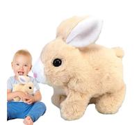 Generico Walking Rabbit Toy - Interactive Resin Bunny Lovers Figurine | Cute Squeaky Educational Motion Toy Decorative Ornament For Home Classroom Vehicle Outdoor Activity Application Scenario